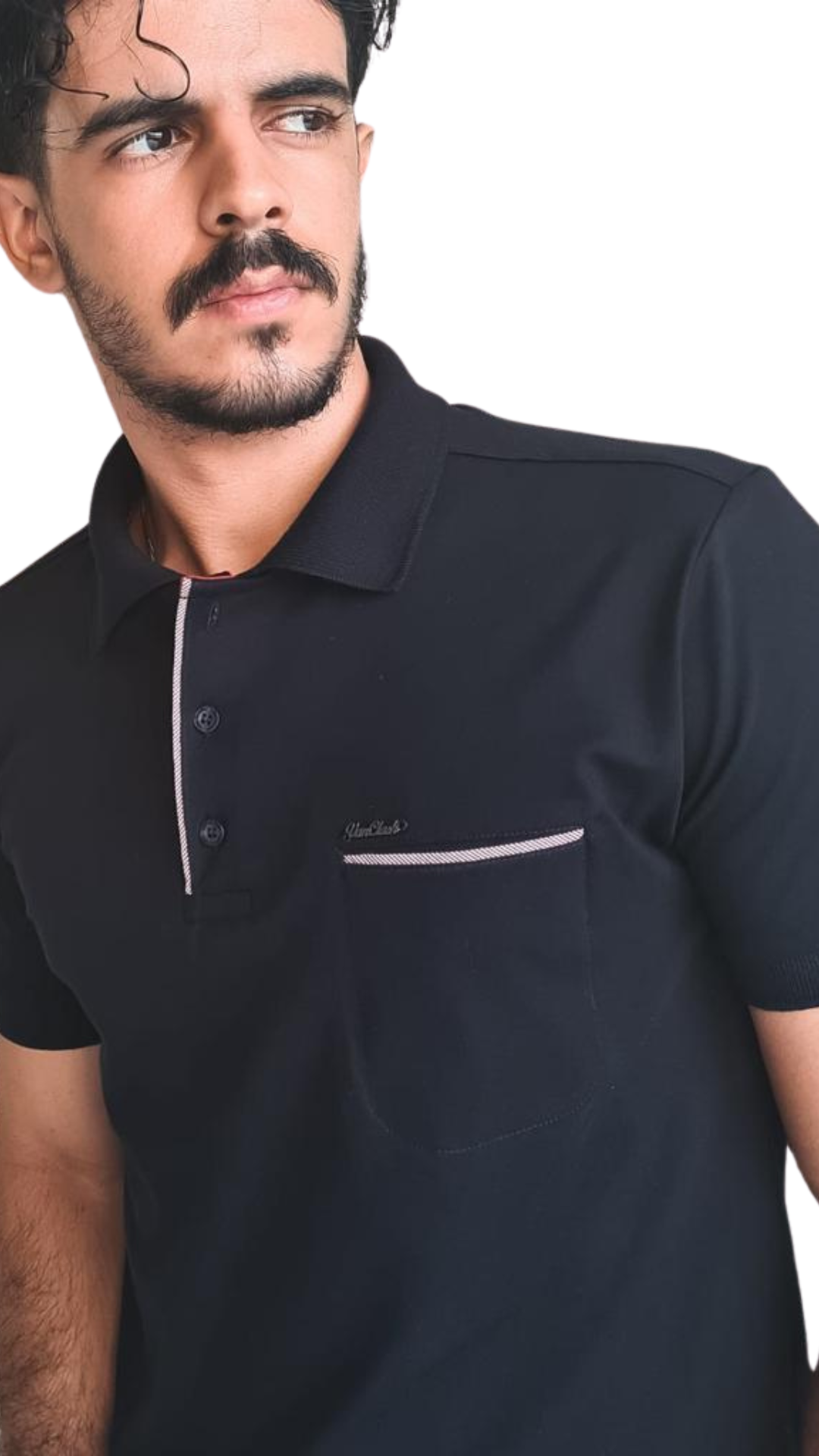 Camiseta Black Gola Polo C/ Bolso 7000 - Imagem 2