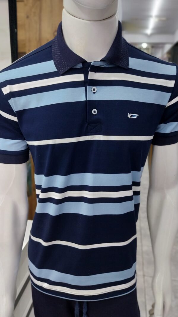 Camiseta Gola Polo Listra Raport 7005