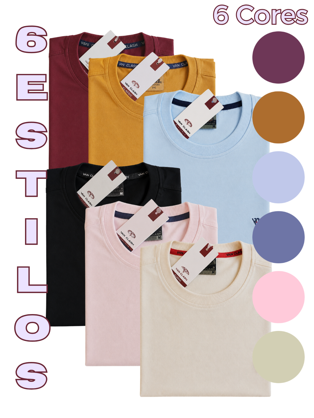 Camiseta Azul Gola Redonda com Detalhe na Manga - Imagem 4