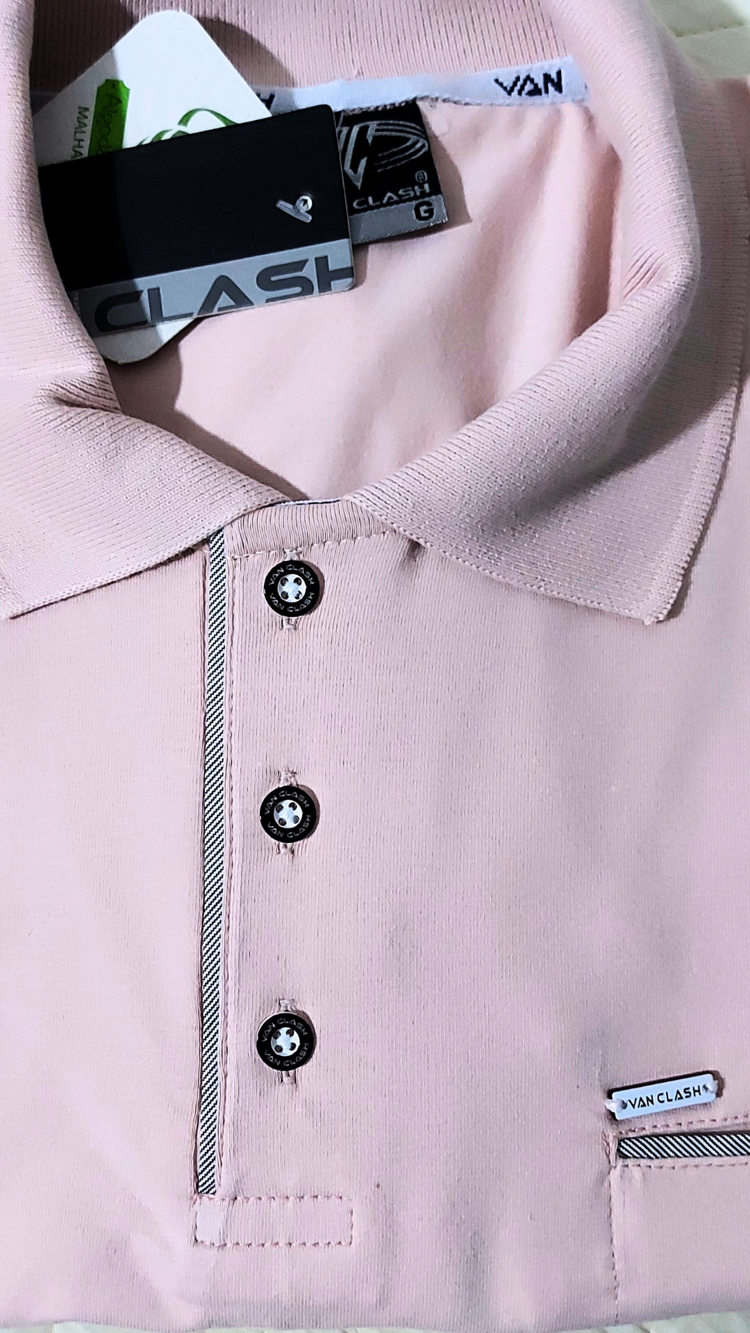 Camiseta Gola Polo C/ Bolso 7004 - Imagem 3